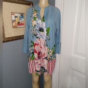 SOFT SURROUNDINGS TOP/TUNIC SZ LG